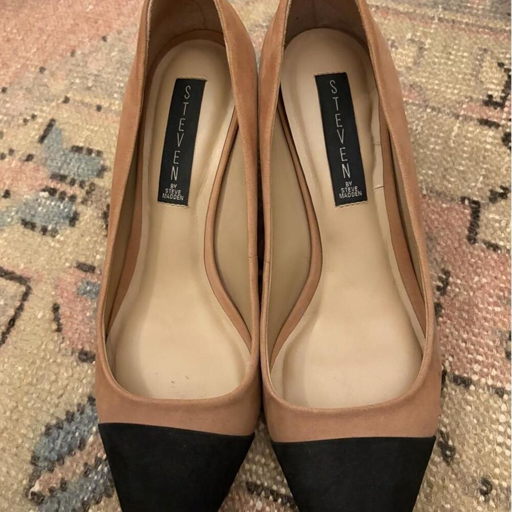 Steve-madden Women's Black and Brown Courts size 8